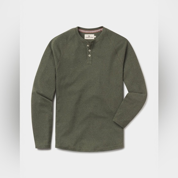 The normal brand Men’s Puremeso 3 button Henley - Picture 3 of 8